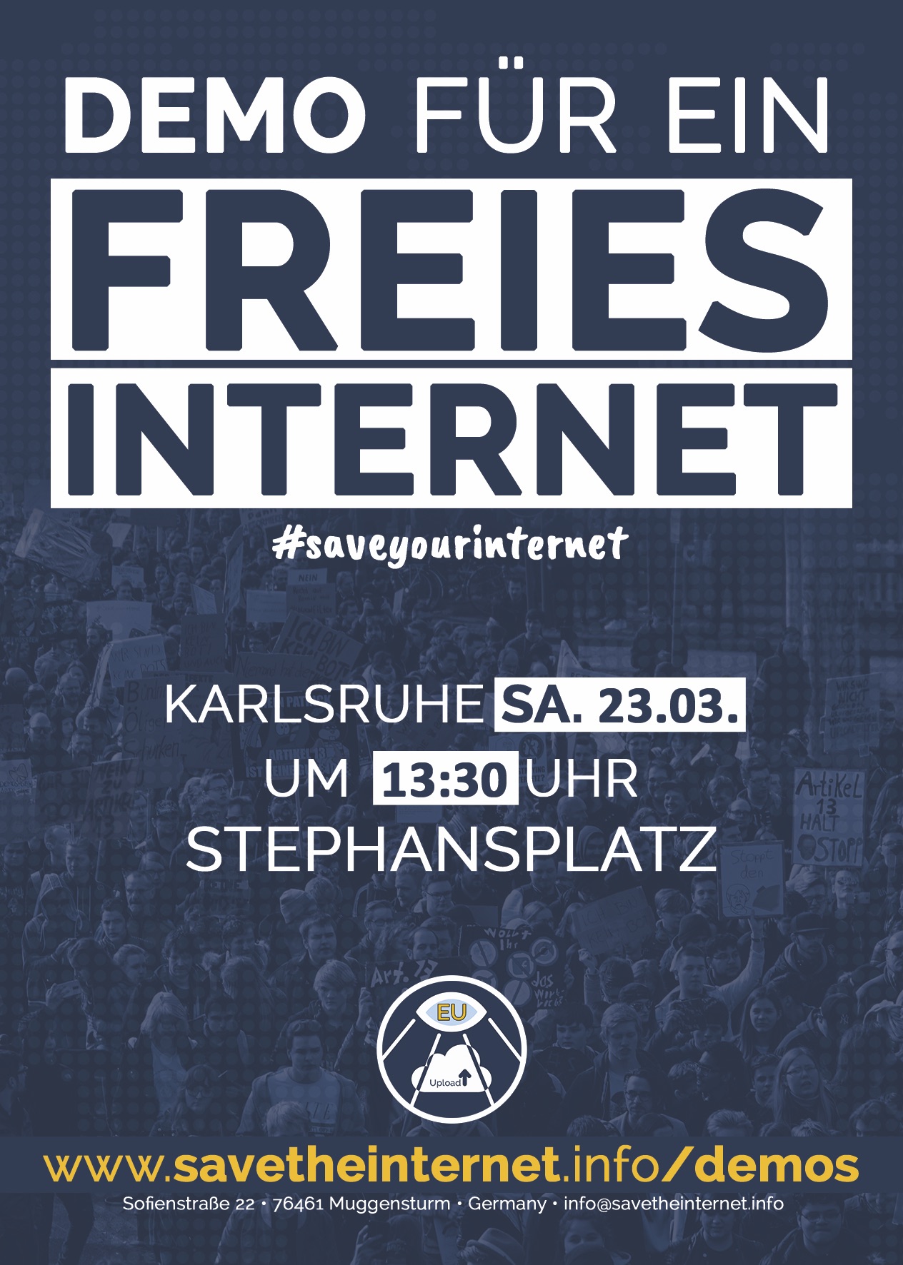 Demo für ein freies Internet