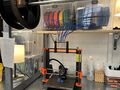 Unser 3D-Drucker Raeumlichkeit
